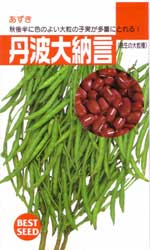 丹波大納言小豆｜野菜種(タネ)・苗の専門店 高木農園